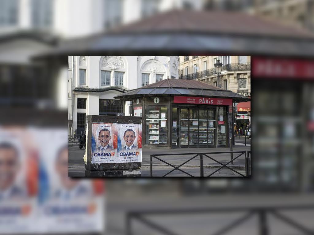A través de una campaña piden a Barack Obama sumarse a la contienda presidencial en Francia. (Getty images)