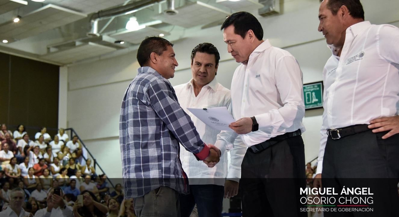 El secretario de Gobernación, Miguel Ángel Osorio Chong, puso en marcha el programa "Soy México, identidad e Inclusión" (Twitter/@osoriochong)