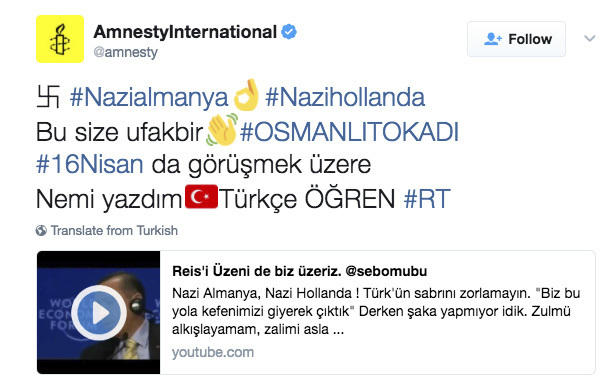 Ciberataque a la cuenta de Twitter de Amnistía Internacional (AP)