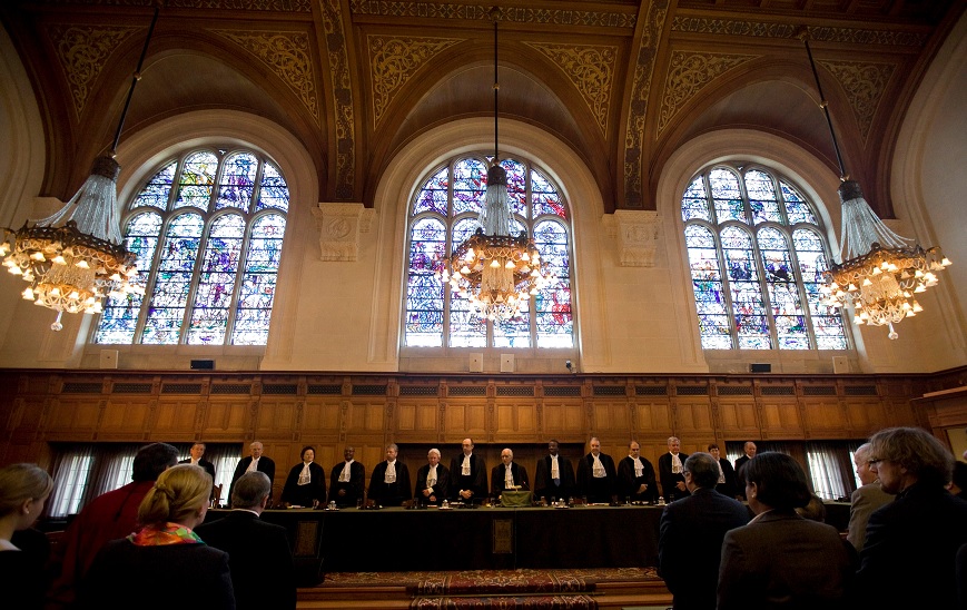 Una sesión en la Corte Internacional de Justicia en La Haya, Holanda (Reuters)