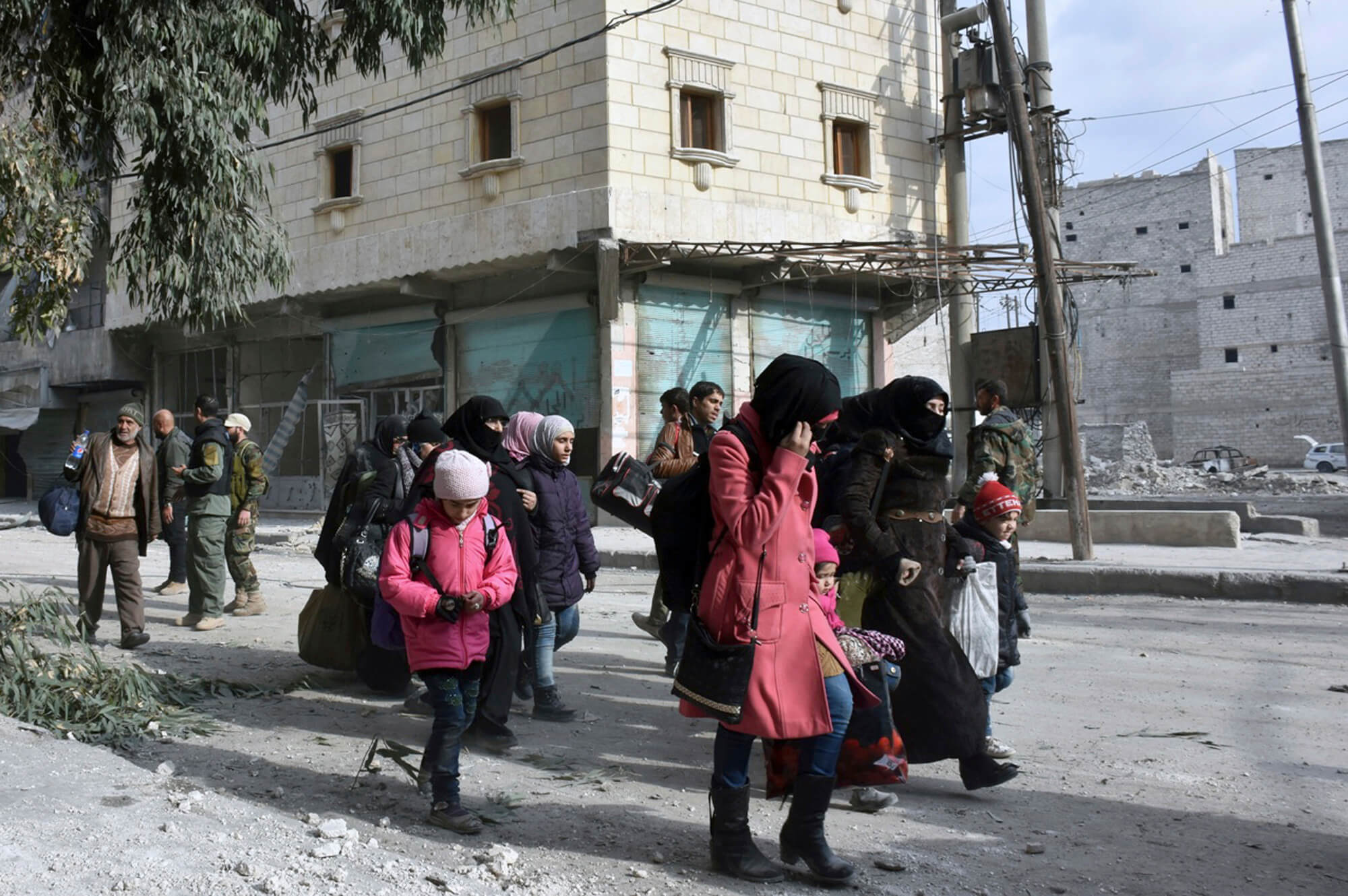 Desplazados por la guerra en Siria (AP, archivo)