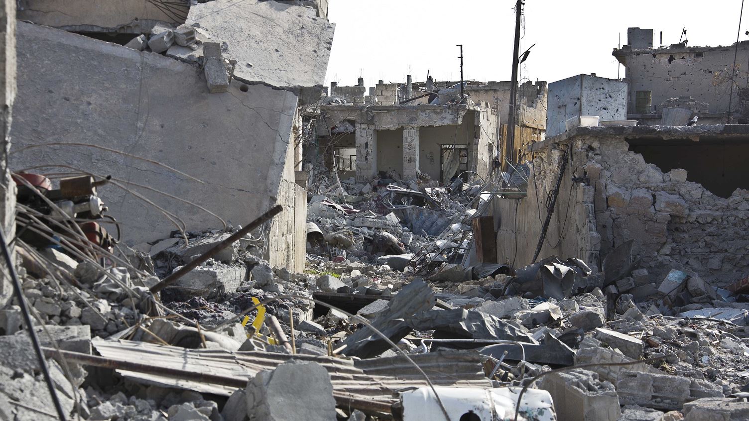 Destrucción en Siria tras combates con el Estado Islamico (Ap, 2014)