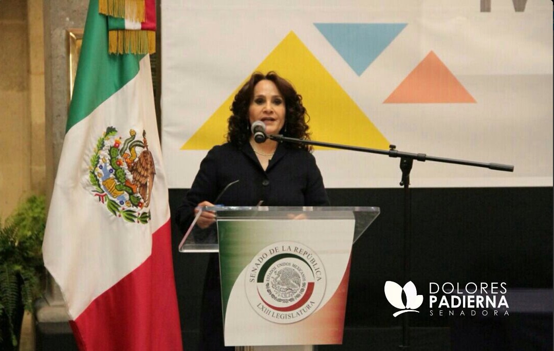 Dolores Padierna fue entrevistada en el marco del IV Encuentro de Dirigentes y Representantes Internacionales de Izquierda. (Twitter @Dolores_PL)