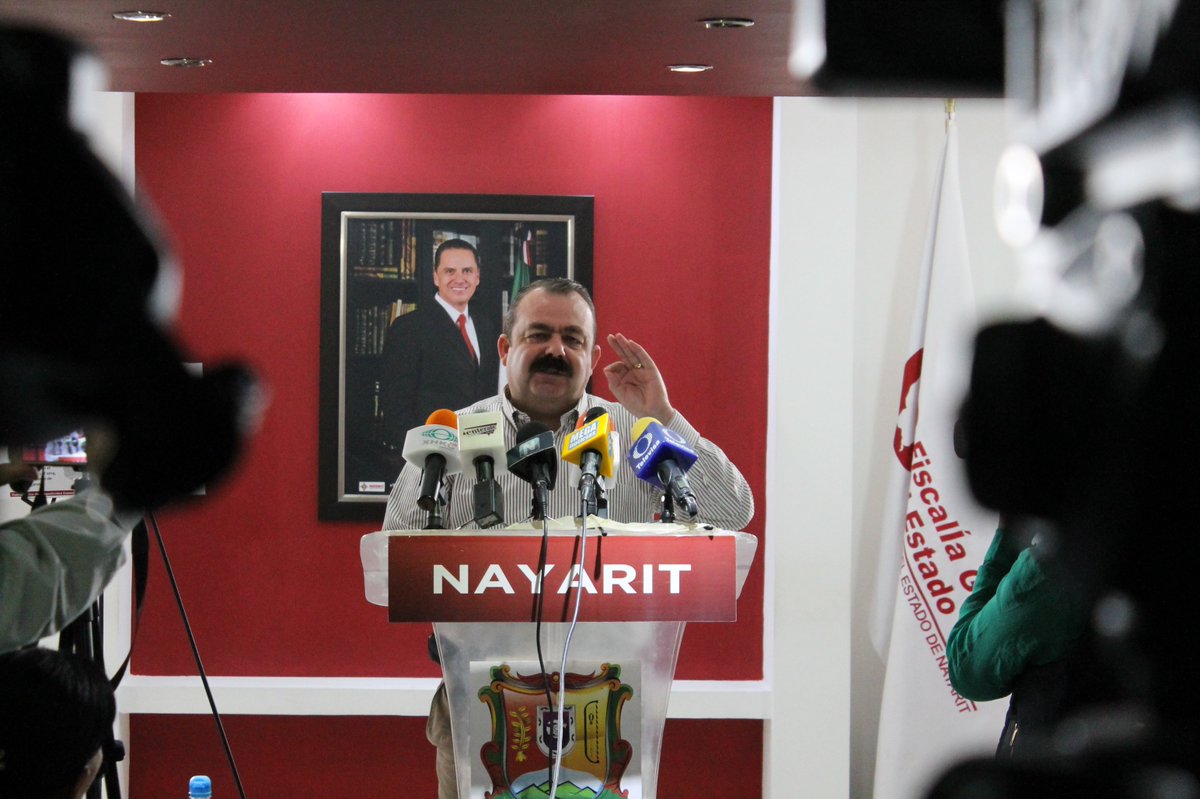 Edgar Veytia, fiscal de Nayarit. (Twitter: @FiscaliaNayarit)