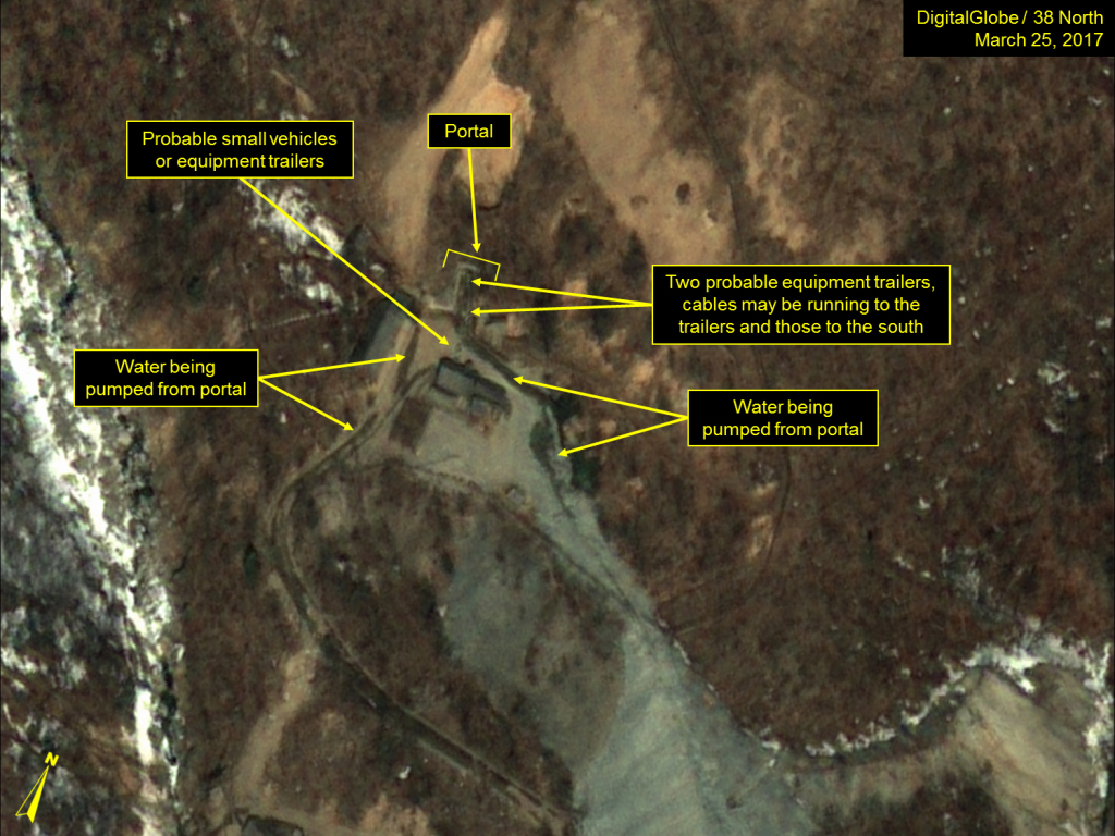 El sitio web 38North analiza imágenes satelitales de Corea del Norte.