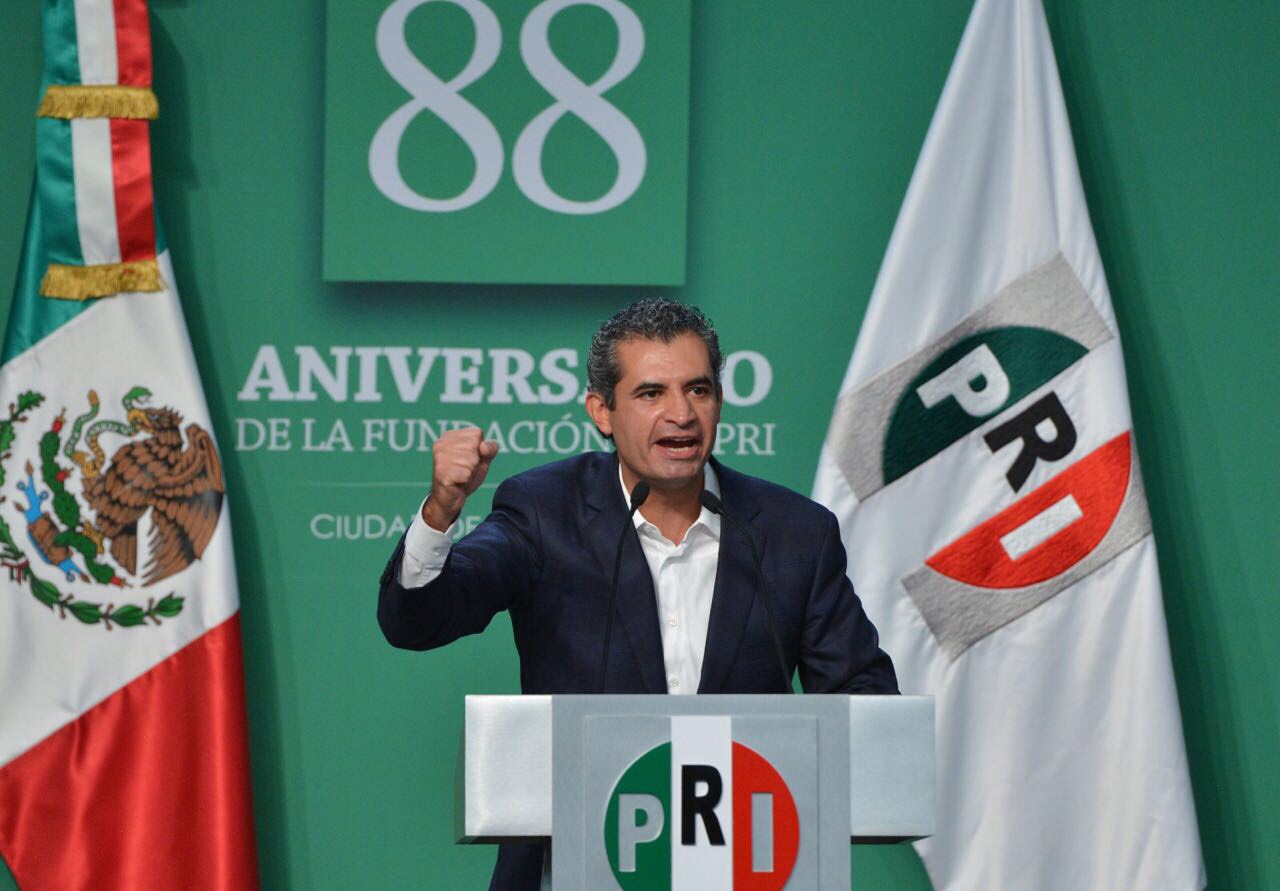Enrique Ochoa Reza, líder nacional del PRI. (pri.org.mx, archivo)