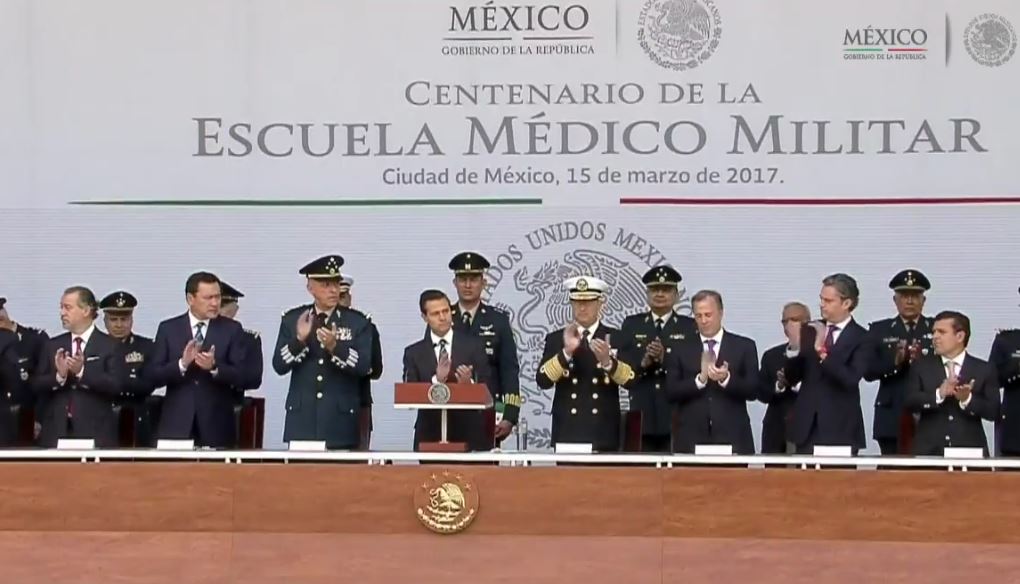 Enrique Peña Nieto inaugura la Escuela Militar de Enfermeras (Presidencia de la República)