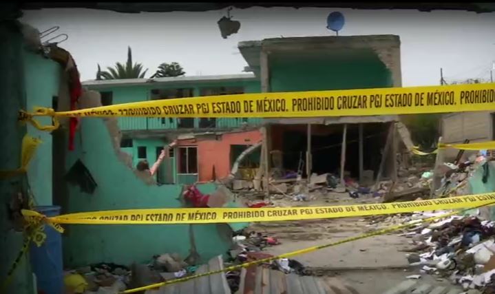 Explosión de pirotecnia en Tultepec, Estado de México (Noticieros Televisa)