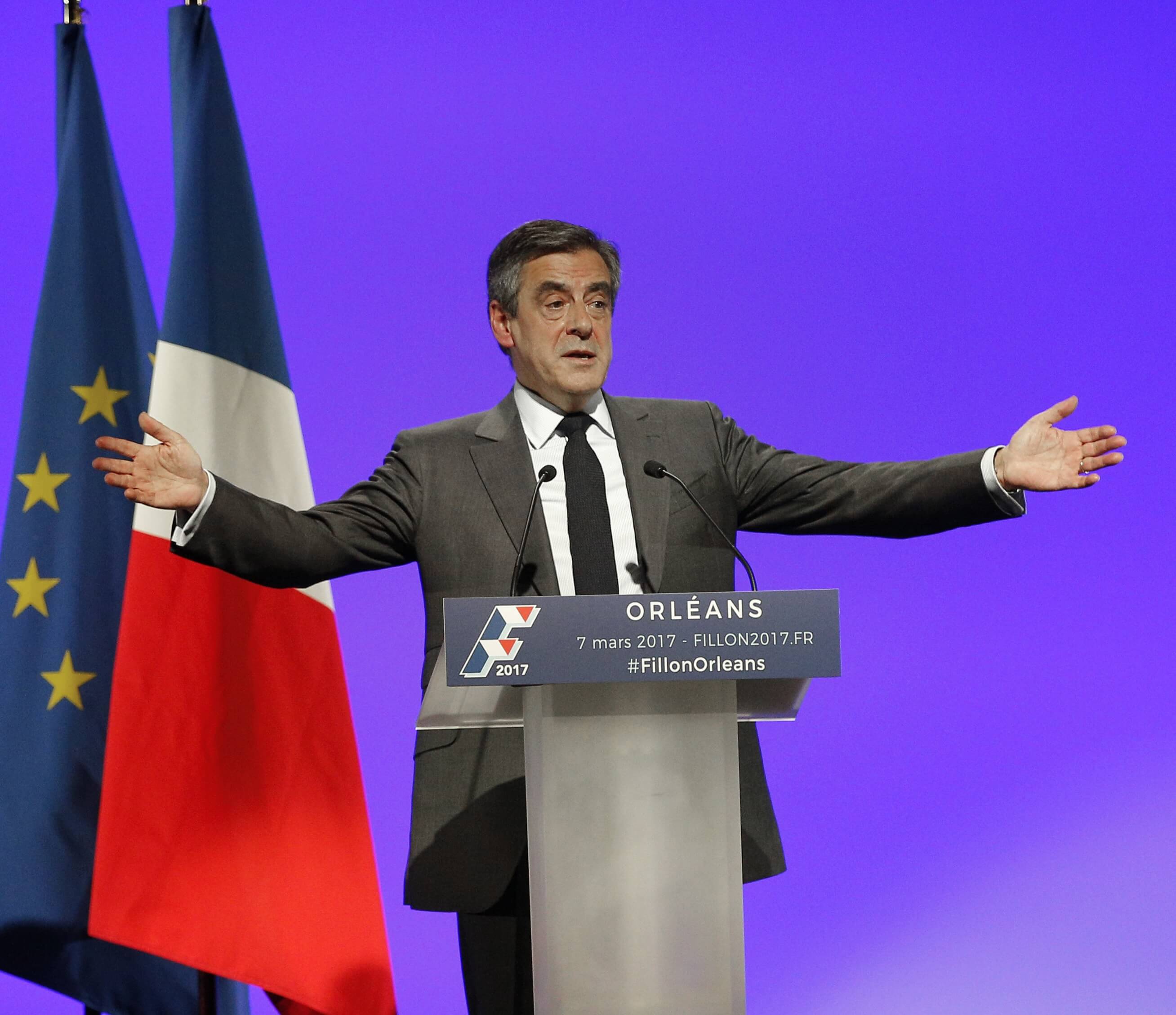 François Fillon, candidato conservador en las elecciones presidenciales de Francia. (AP)