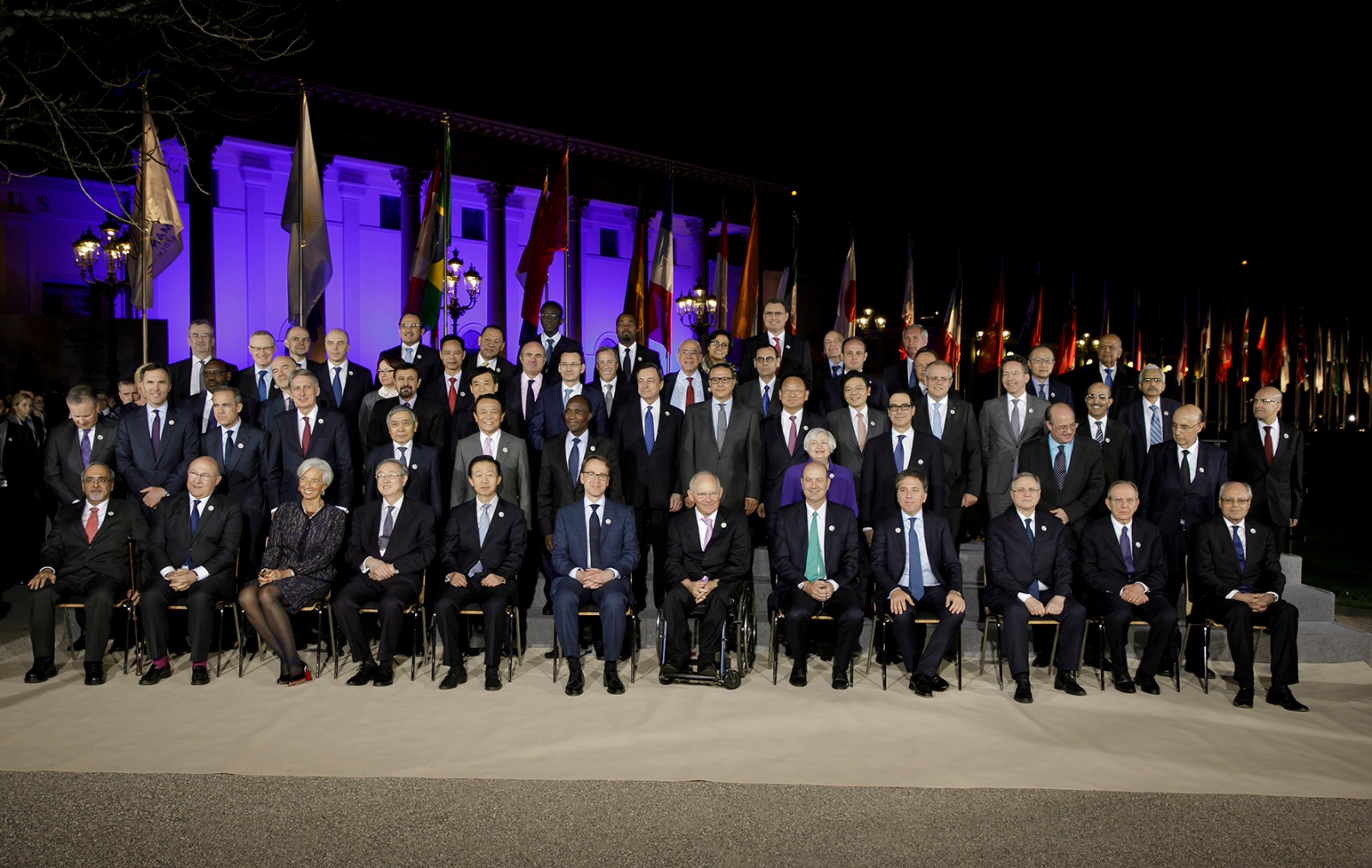 Los ministros de Finanzas y gobernadores de Bancos Centrales del G20 conversaron además sobre el desempeño de la economía global. (SHCP)