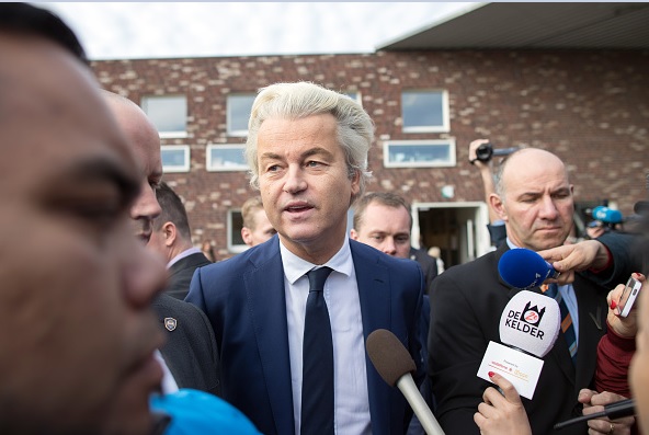 Geert Wilders, líder del Partido de la Libertad (PVV) en Holanda.