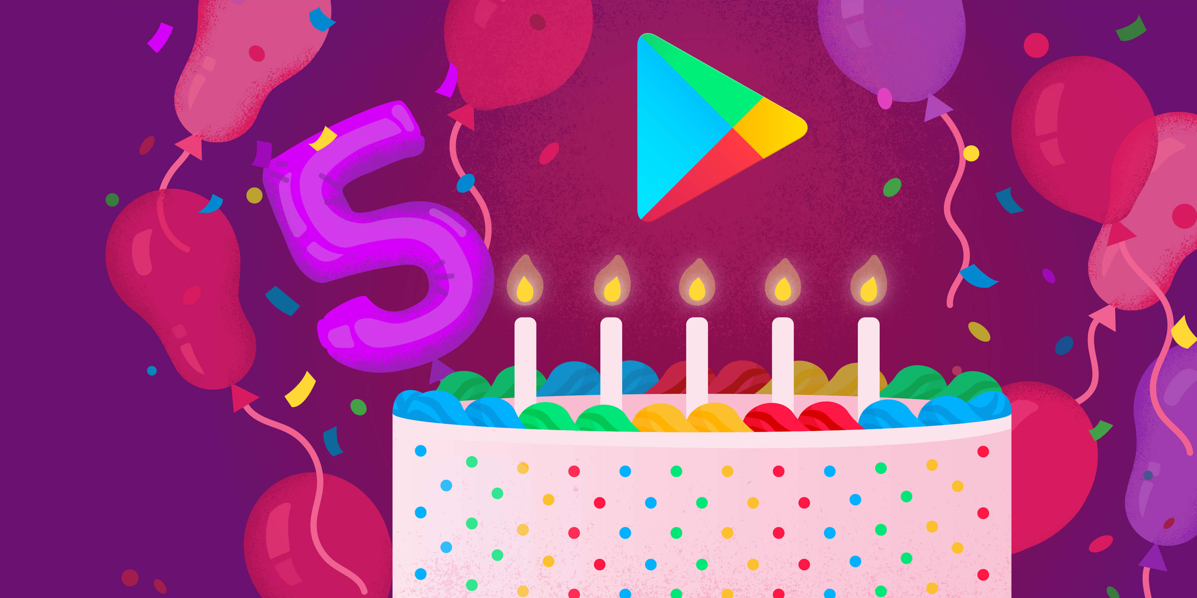 Google Play cumple cinco años (Google)
