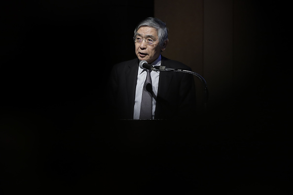 Haruhiko Kuroda, gobernador del Banco de Japón. (Getty Images)