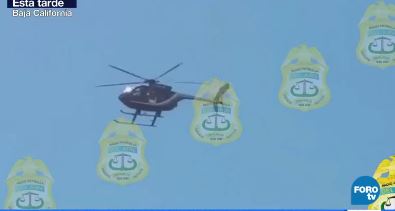 En el helicóptero viajaban cuatro tripulantes, dos policías y dos rescatistas (Forotv)