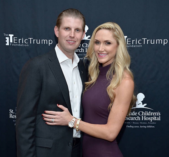 Eric y su esposa Lara Trump esperan su primer hijo en septiembre (Getty Images/archivo