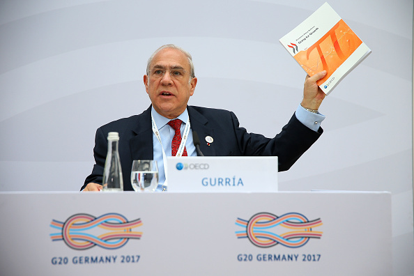 José Ángel Gurría, secretario general de la OCDE, en Baden Baden, Alemania. (Getty Images)