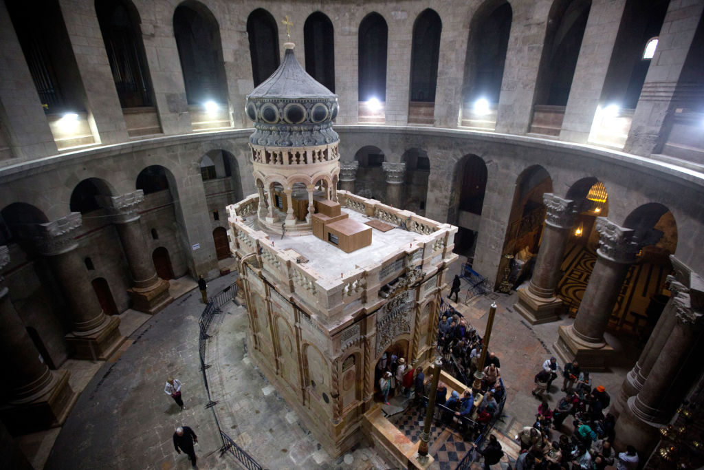 Restauran tumba de Jesucristo en Jerusalén