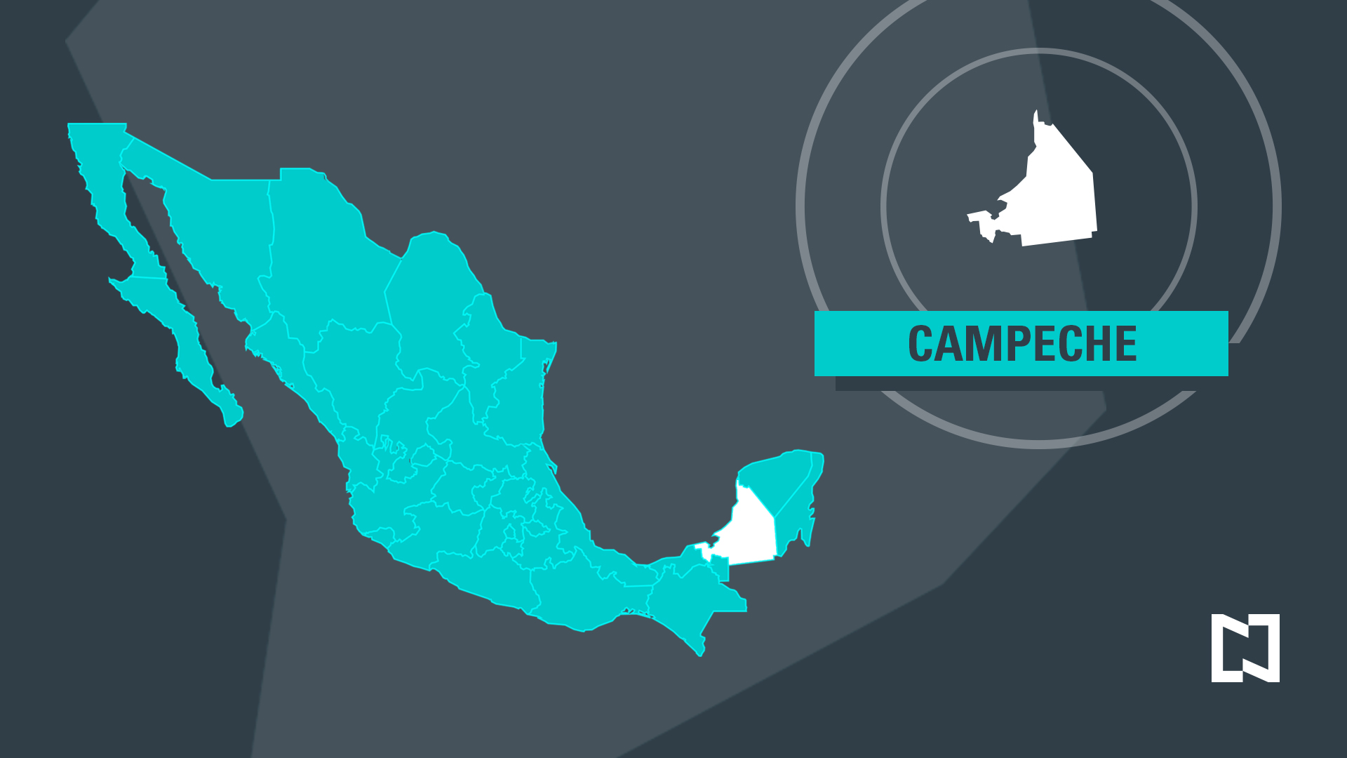Accidente Campeche; tráiler choca contra auto y se incendia