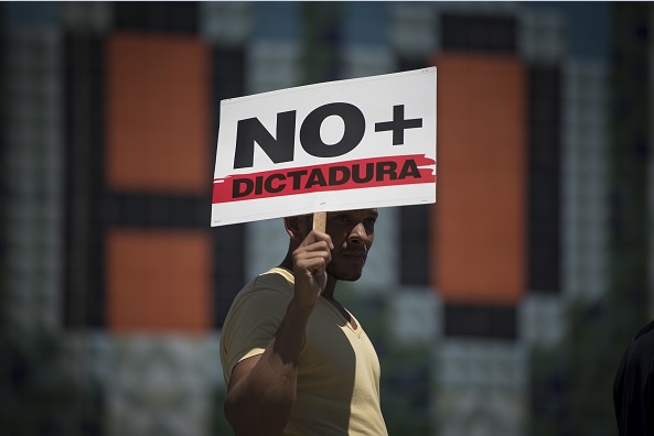 No más dictadura en Venezuela.