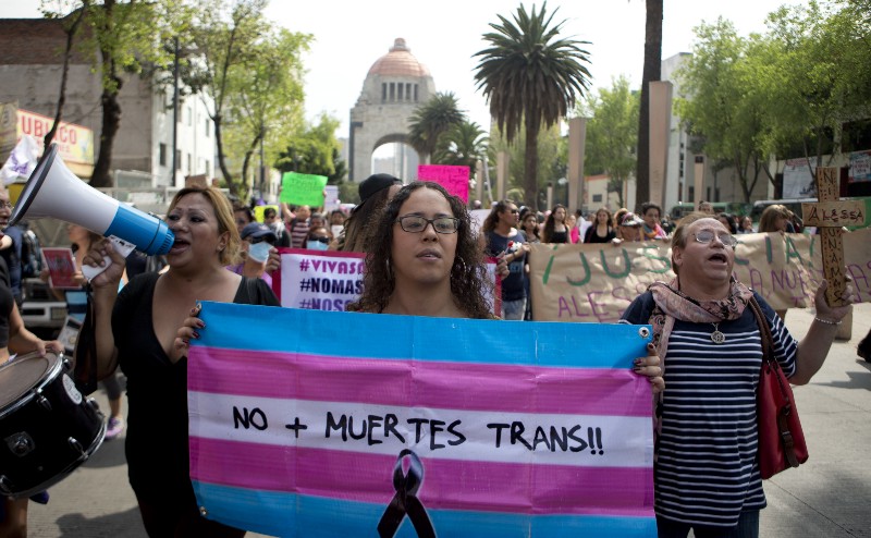 transfobia, marcha, comunidad trans, mexico