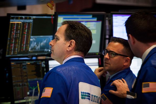 Operadores de la Bolsa de Nueva York. (Getty Images)