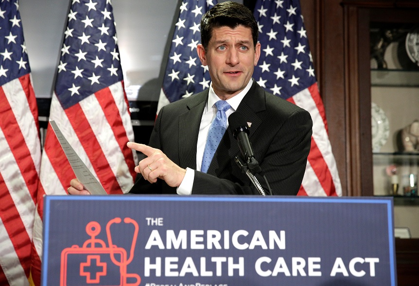 El presidente de la Cámara de Representantes, Paul Ryan, habla sobre la Ley Americana de Cuidado de la Salud, el reemplazo republicano del Obamacare (Reuters)