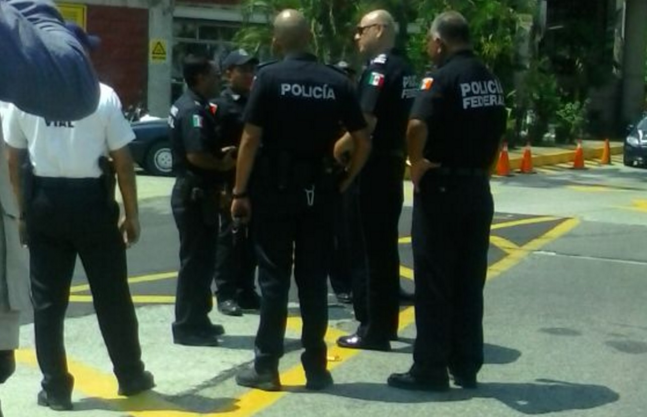 Al puerto de Acapulco llegaron cientos de policías federales para reforzar la vigilancia. (Twitter: @AcapulcoGob)