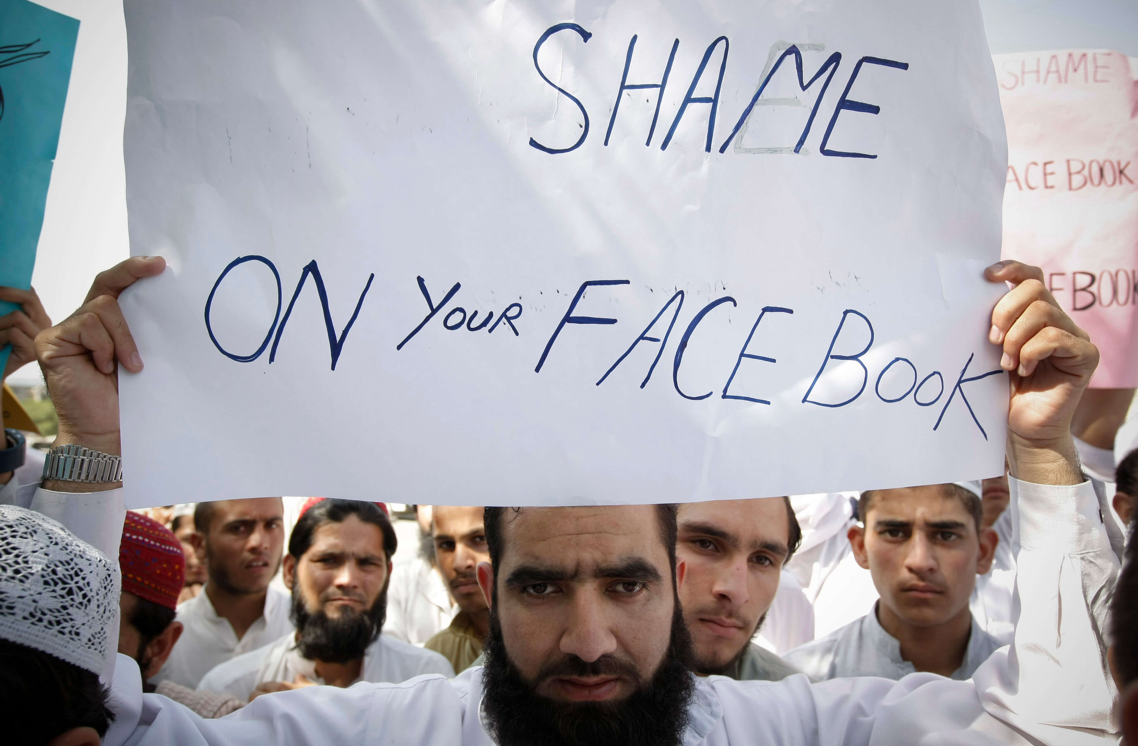 Protesta contra Facebook en Pakistán (AP, archivo)