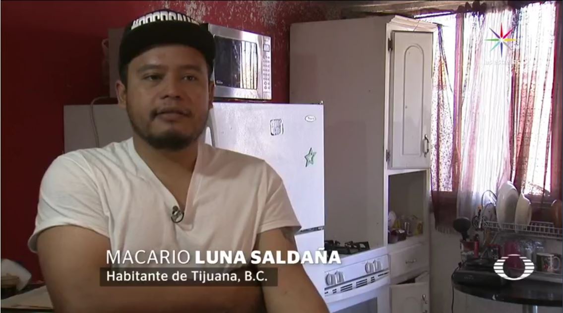 Autoridades migratorias de Estados Unidos vincularon a Macario Luna con una panadería en California, donde supuestamente trabaja y le retiraron su visa. (Noticieros Televisa)