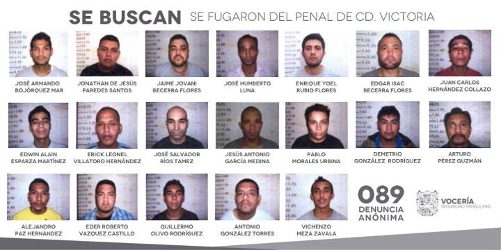 29 reos escaparon a través de un túnel del penal de Ciudad Victoria, Tamaulipas. (Facebook-Vocería Seguridad Tamaulipas)