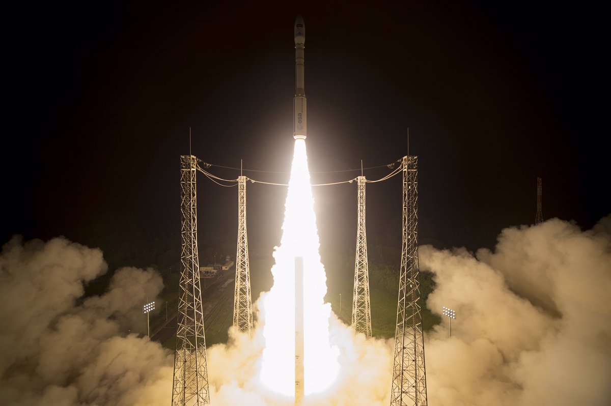 El Sentinel-2B, que pesa 1.1 toneladas, despegó con éxito desde Guayana Francesa.