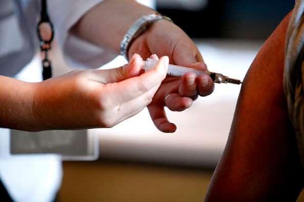 Vacuna contra la influenza. (Getty Images, archivo)