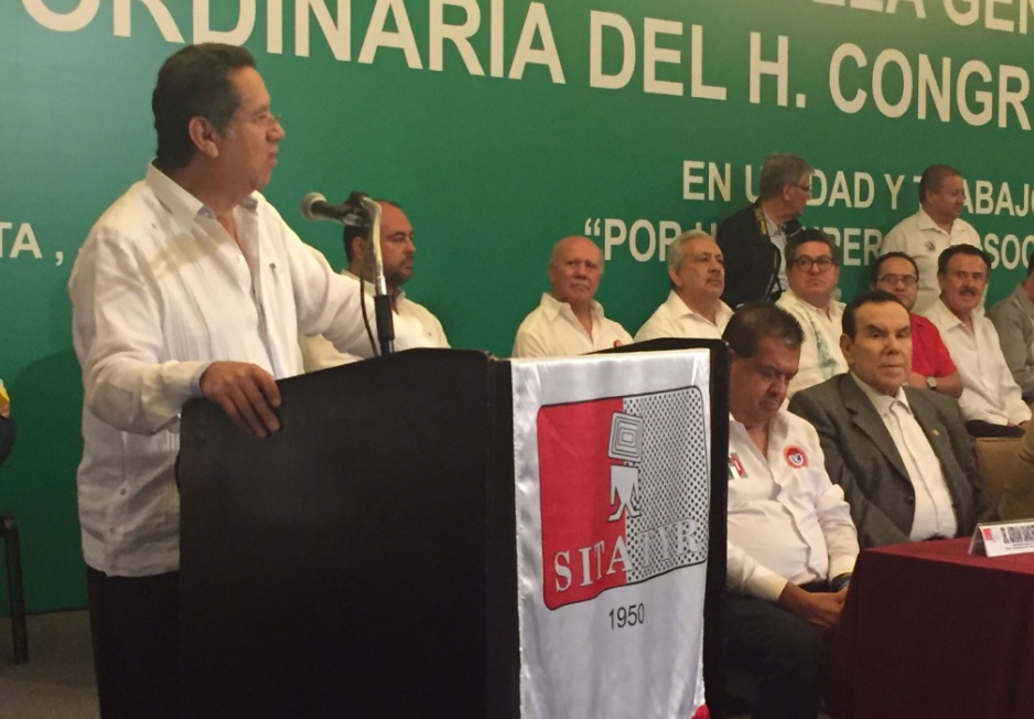 Patricio Flores Sandoval fue reelecto como secretario general del SITATyR para el periodo 2017-2023.