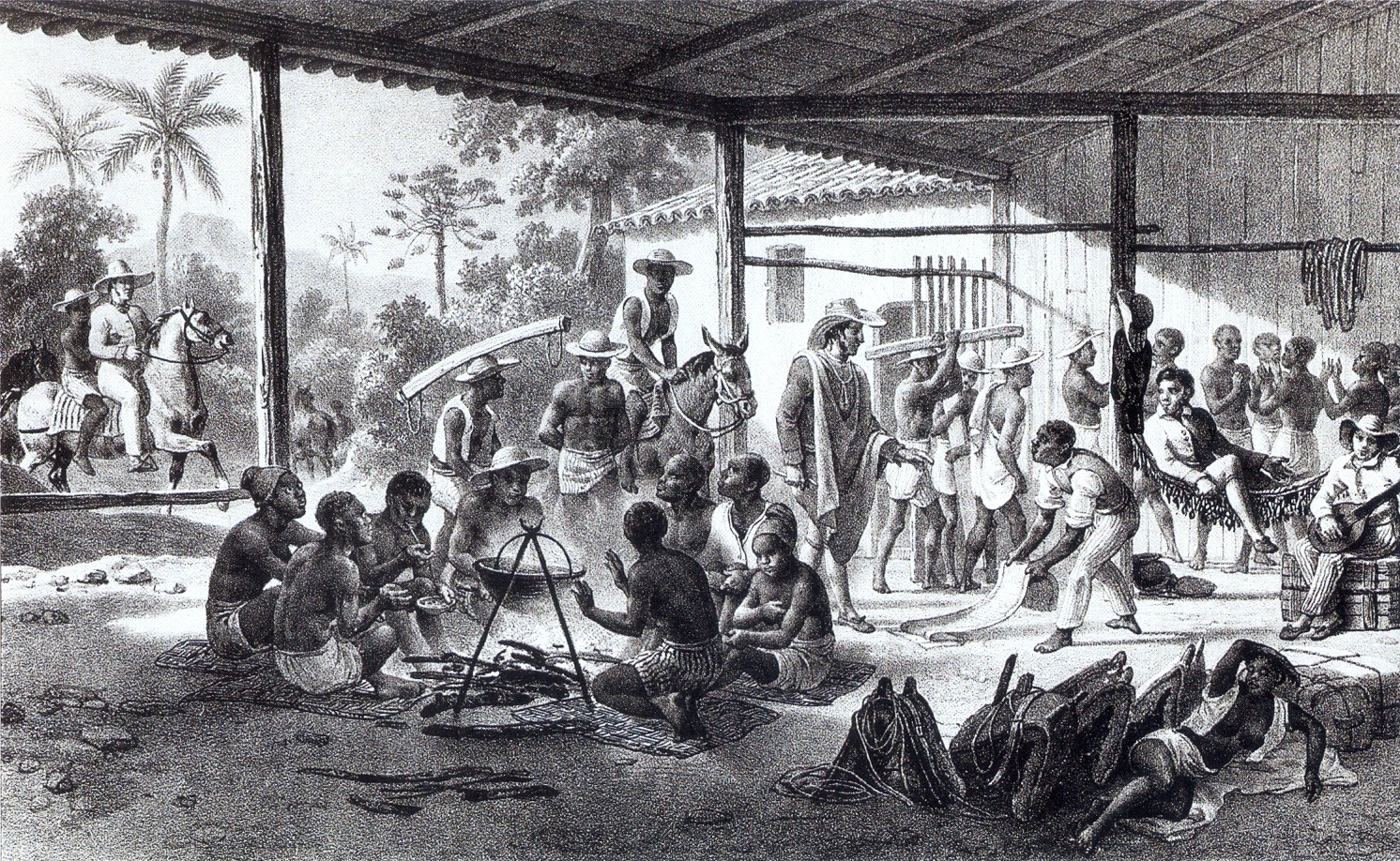 Fila Brasileño esclavos