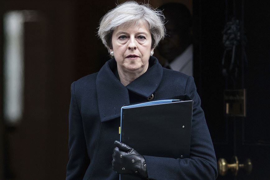 Tras el atentado en Londres, May compareció en la Cámara de los Comunes. (AP)