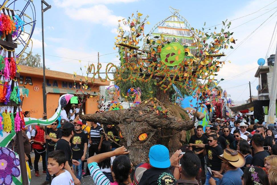 Uno de los toritos más espectaculares del festejo fue ‘Hooligans’, quien participa desde hace 12 años. (Facebook-Feria Nacional de la Pirotecnia Tultepec)