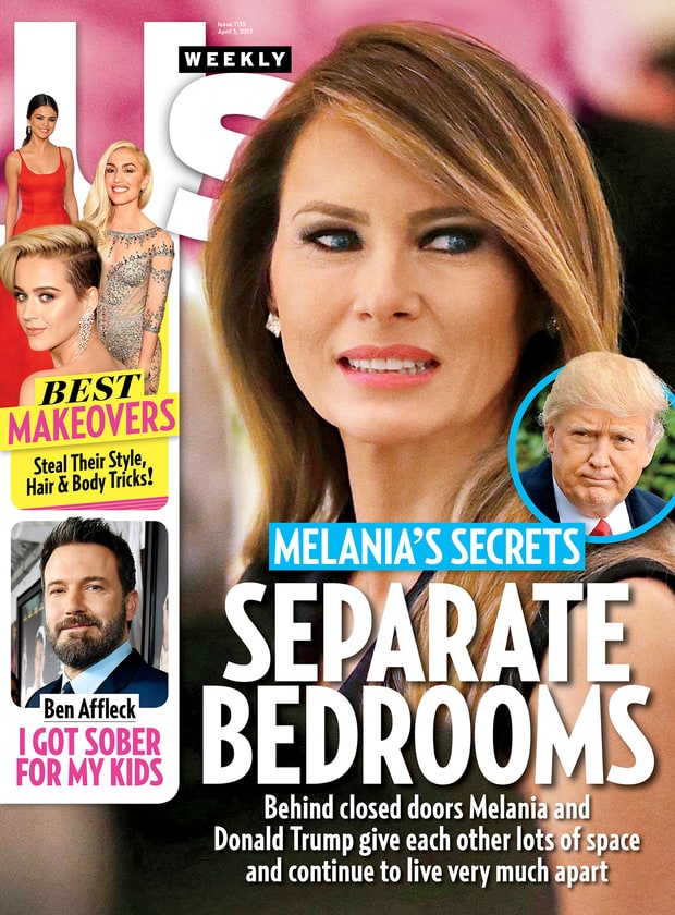 Melania y Donald Trump duermen en camas separadas: Us Weekly