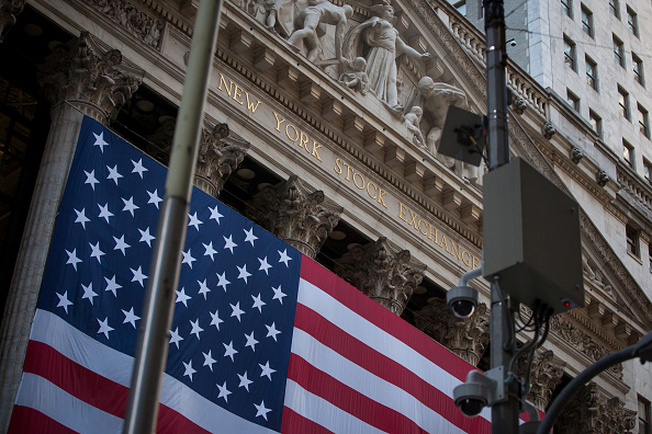 Fachada de la Bolsa de Nueva York. (Getty Images)