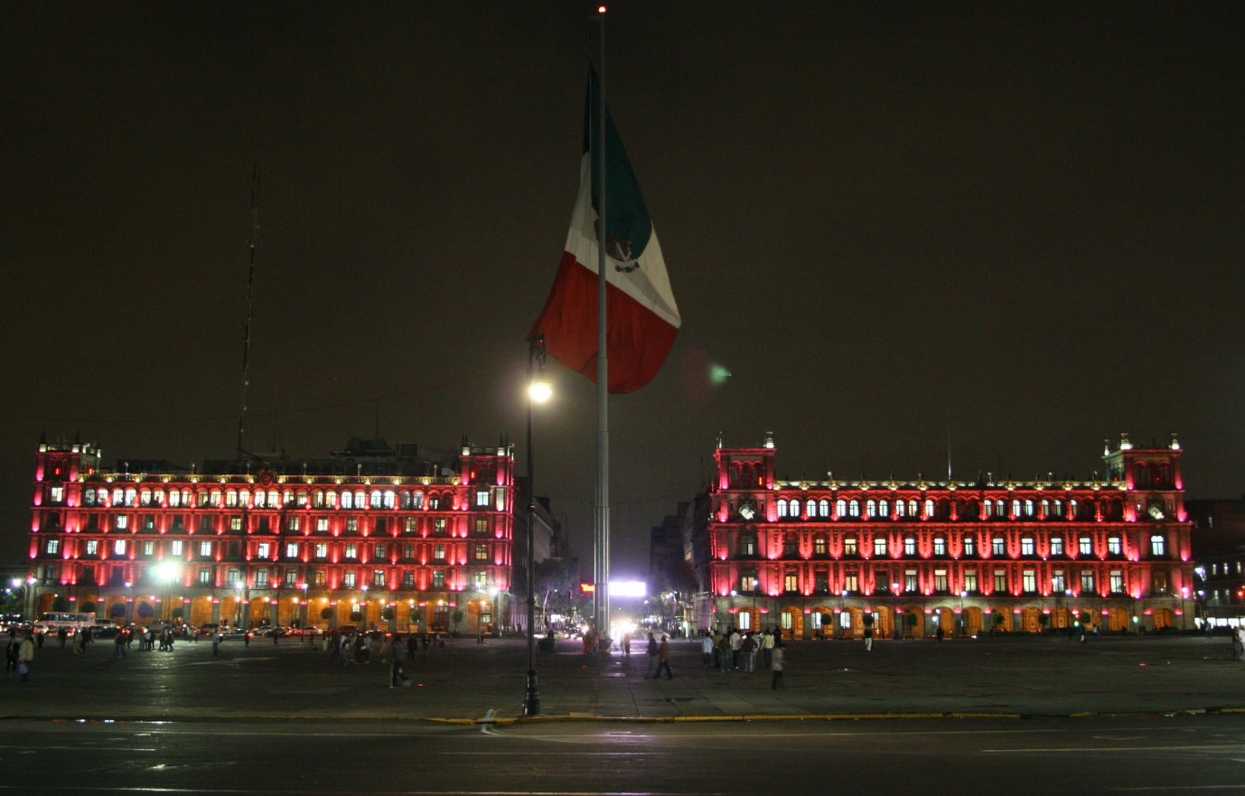 Zócalo de la Ciudad de México. (Twitter: @GobCDMX)