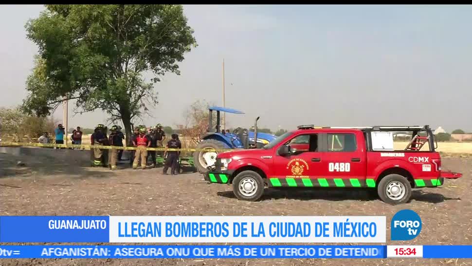 Bomberos de la CDMX apoyan labores de rescate en Guanajuato. (FOROtv)