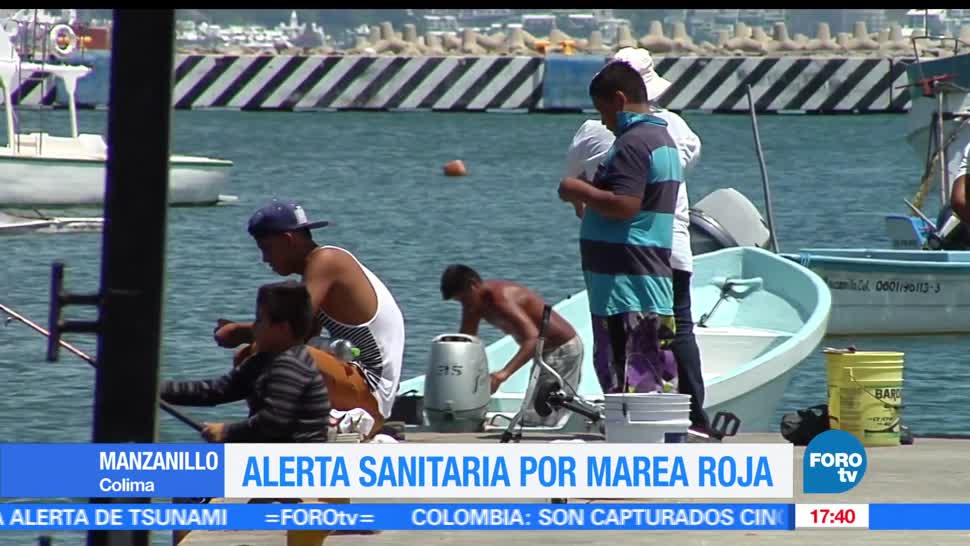 Alerta sanitaria, marea roja, Manzanillo, Colima, noticias, Televisa News