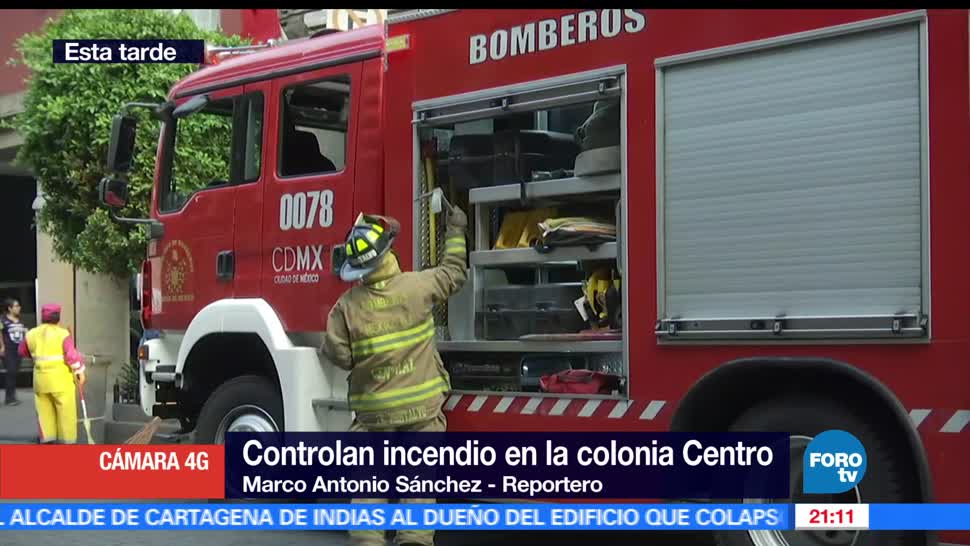 Equipo de bombero, Ciudad de México, Incendio, Hotel, Centro histórico, CDMX