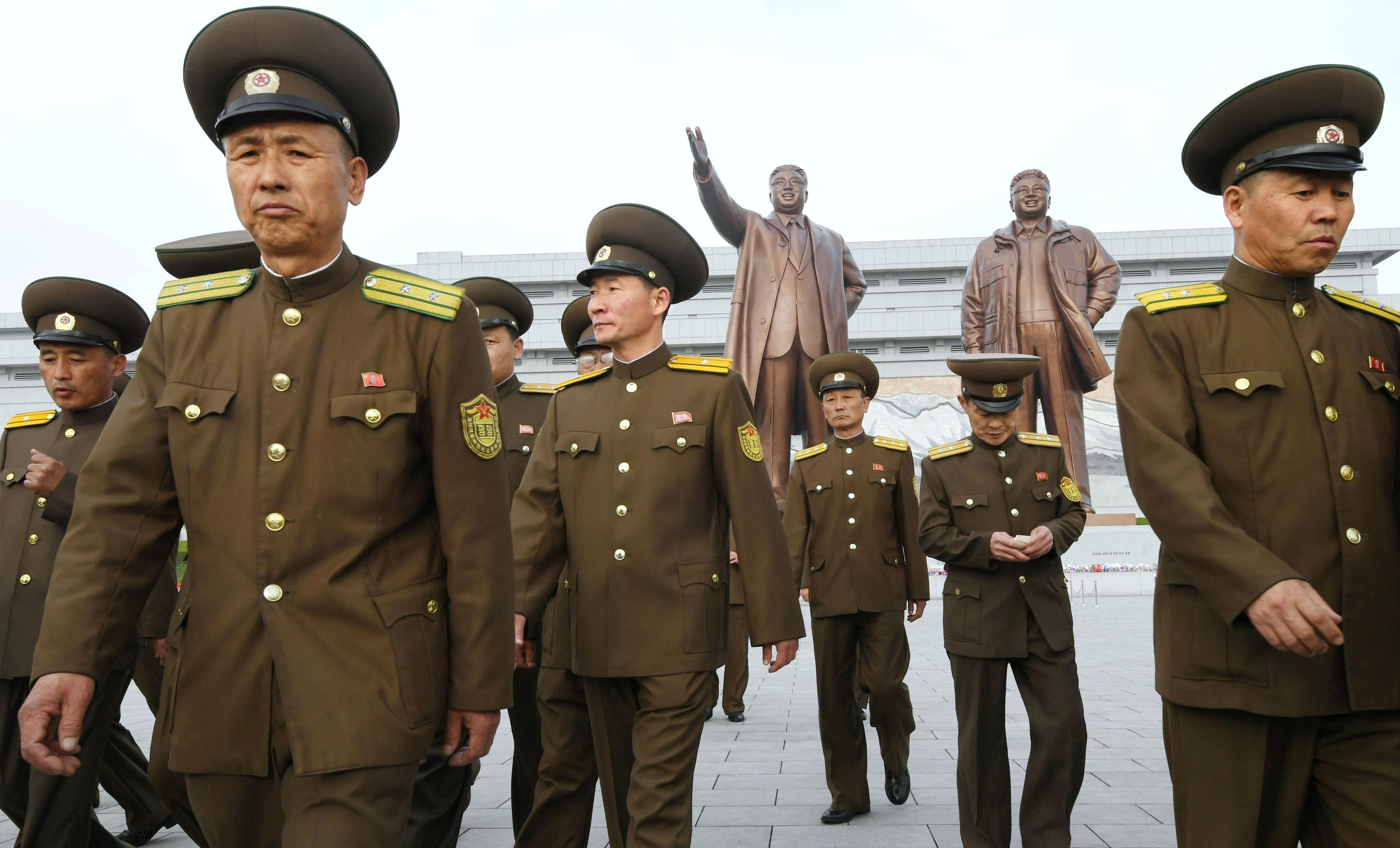 85 aniversario de la fundación del Ejército de Corea del Norte. (Reuters)