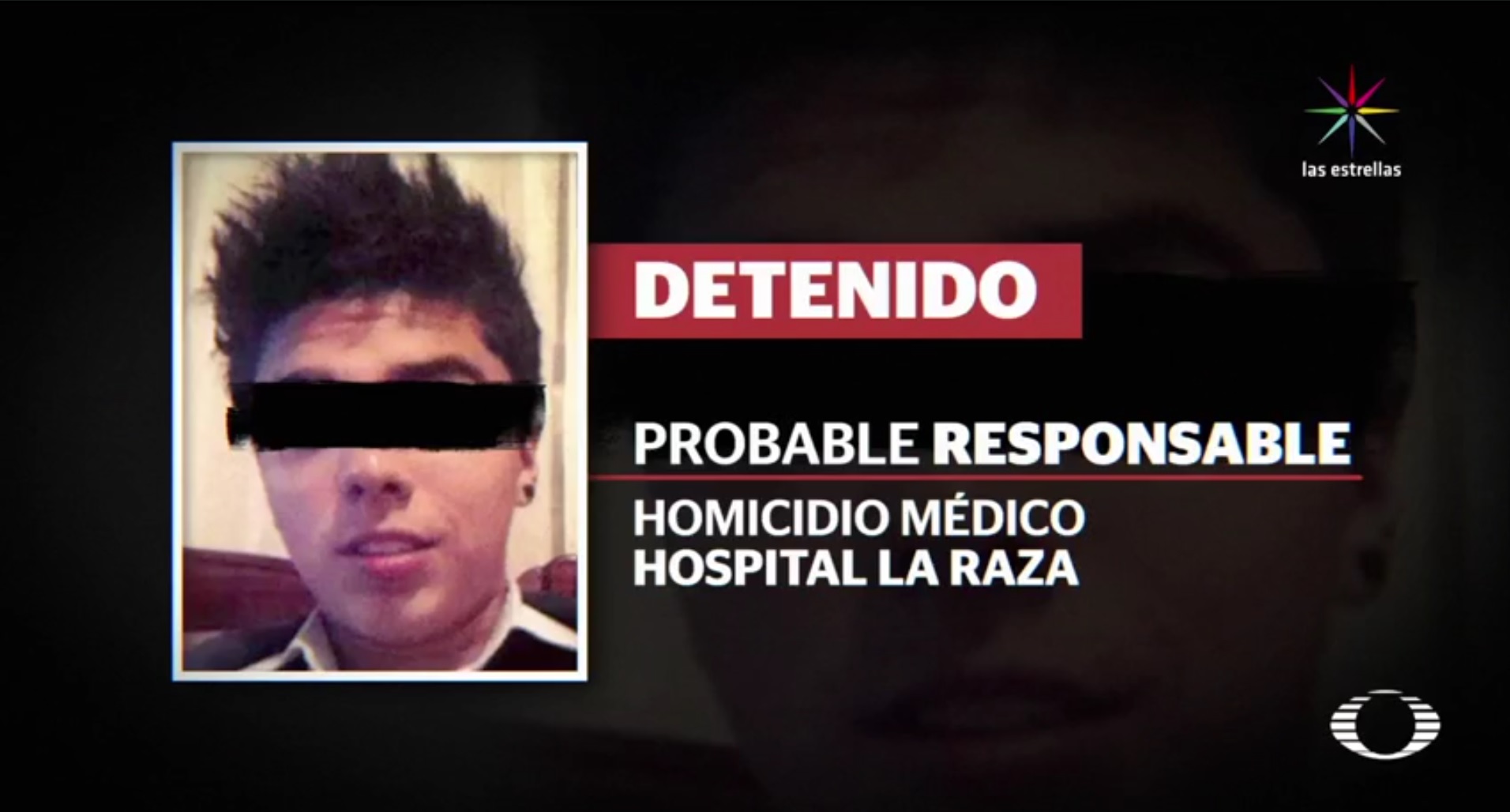 El presunto asesino es identificado como Antonio Hernández. (Noticieros Televisa)