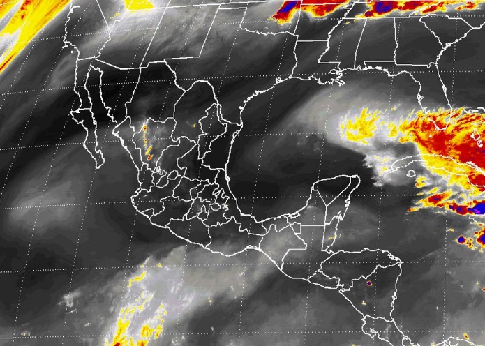 Se prevé viento con rachas mayores a 50 kilómetros por hora en Chihuahua, Coahuila, Nuevo León, San Luis Potosí, Zacatecas y Durango (Twitter @conagua_mx)