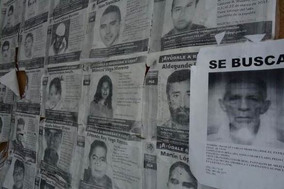 El país se tiene registro de 57 mil 861 personas desaparecidas en el periodo de agosto de 1995 al 2015 (Twitter/@GrupoDeAccionDH)