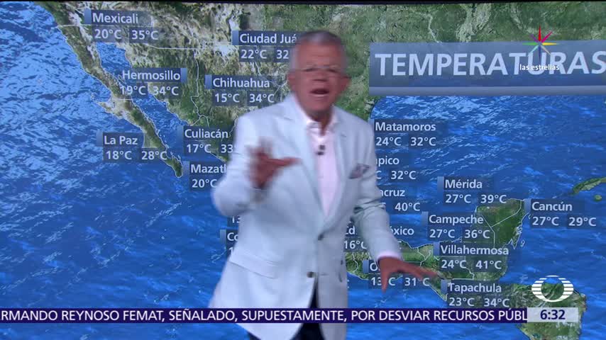 Despierta con Tiempo Prevén temperaturas de más de 45 grados en ocho estados de México