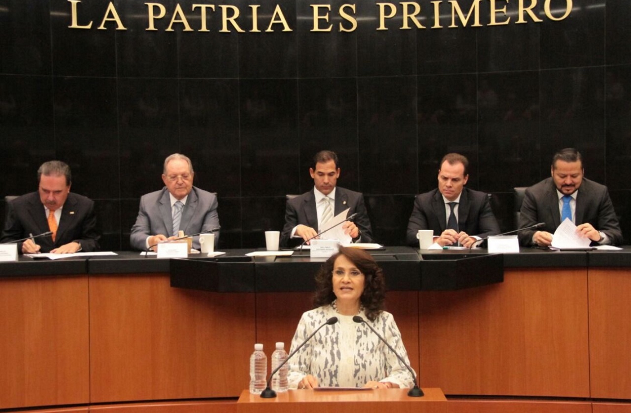 Dolores Padierna, coordinadora del PRD en el Senado de la República. (Twitter: @Dolores_PL)