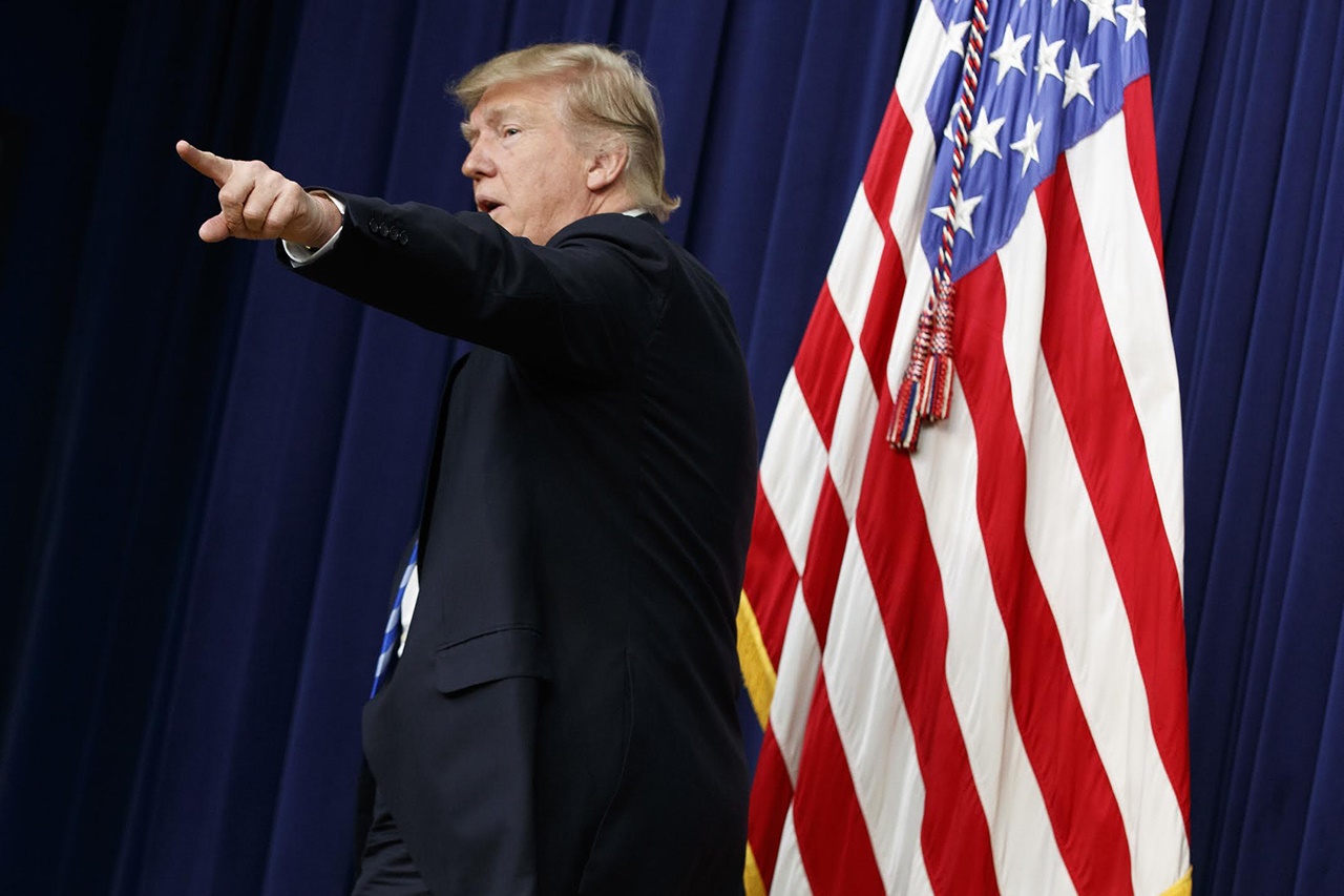 Donald Trump se reunió con emprendedores en la Casa Blanca. (Reuters)