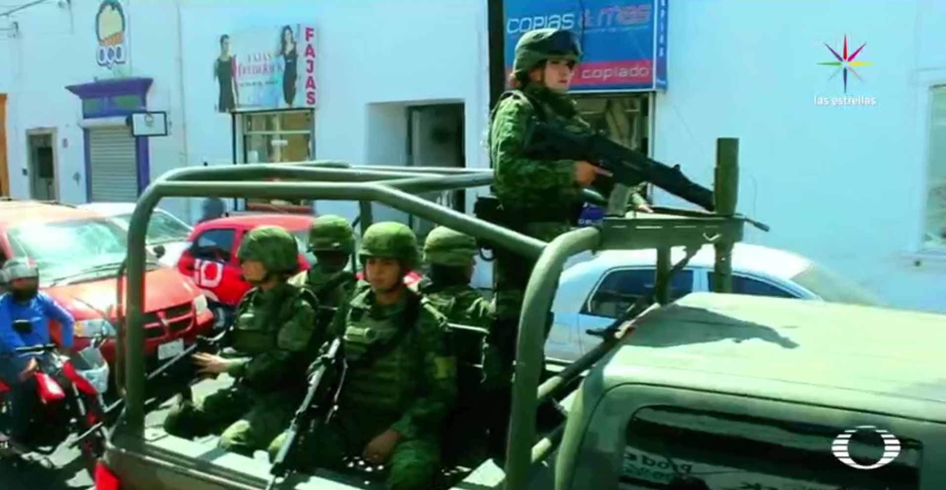Ejército mexicano en Sinaloa. (Noticieros Televisa)